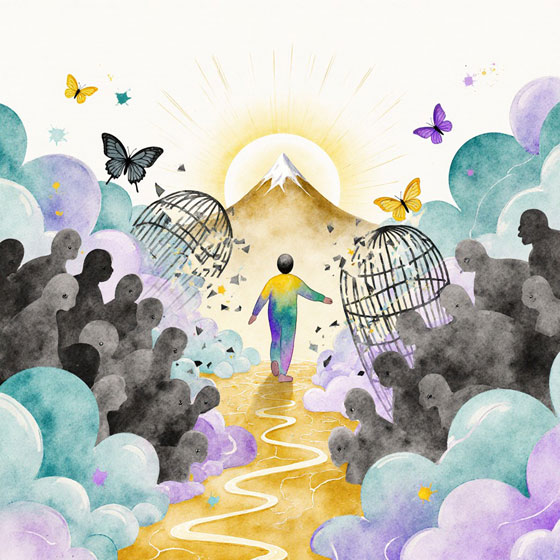 Ruf des wahren Ichs, Verbindung zu sich selbst, Intuition hören, Zeichen innerer Transformation